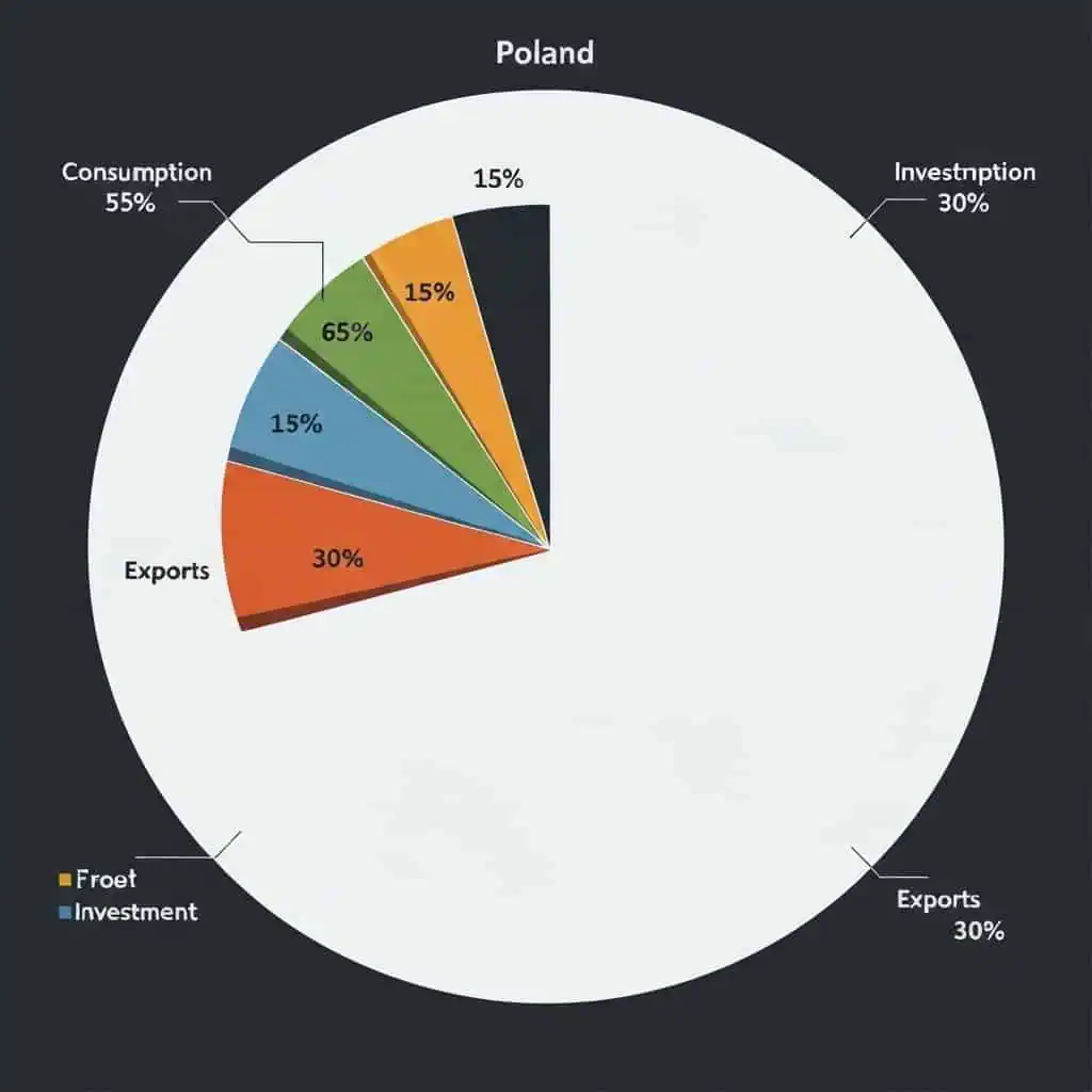 Analiza składowych polskiego PKB: konsumpcja, inwestycje, eksport